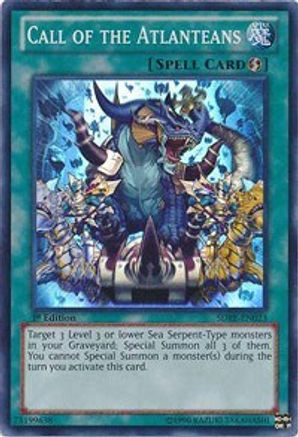 Call of the Atlanteans (SDRE-EN023) - Structure Deck: Realm of the Sea Emperor 1st Edition - Premium Yugioh Single from Konami - Just $0.25! Shop now at Game Crave Tournament Store