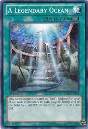 A Legendary Ocean (SDRE-EN024) - Structure Deck: Realm of the Sea Emperor 1st Edition - Premium Yugioh Single from Konami - Just $0.26! Shop now at Game Crave Tournament Store