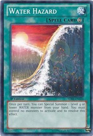 Water Hazard (SDRE-EN026) - Structure Deck: Realm of the Sea Emperor 1st Edition - Premium Yugioh Single from Konami - Just $0.38! Shop now at Game Crave Tournament Store