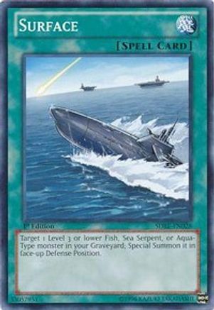 Surface (SDRE-EN028) - Structure Deck: Realm of the Sea Emperor 1st Edition - Premium Yugioh Single from Konami - Just $0.29! Shop now at Game Crave Tournament Store