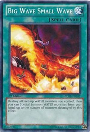 Big Wave Small Wave (SDRE-EN032) - Structure Deck: Realm of the Sea Emperor 1st Edition - Premium Yugioh Single from Konami - Just $0.25! Shop now at Game Crave Tournament Store