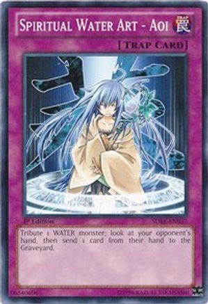 Spiritual Water Art - Aoi (SDRE-EN037) - Structure Deck: Realm of the Sea Emperor 1st Edition - Premium Yugioh Single from Konami - Just $0.39! Shop now at Game Crave Tournament Store