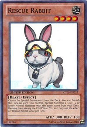 Rescue Rabbit (CT09-EN015) - 2012 Collectors Tin Limited - Premium Yugioh Single from Konami - Just $0.26! Shop now at Game Crave Tournament Store