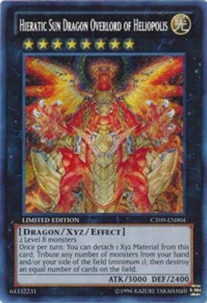 Hieratic Sun Dragon Overlord of Heliopolis (CT09-EN004) - 2012 Collectors Tin Limited - Premium Yugioh Single from Konami - Just $1.12! Shop now at Game Crave Tournament Store