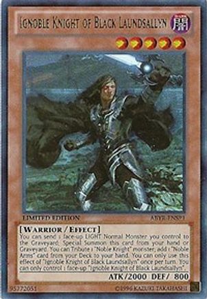 Ignoble Knight of Black Laundsallyn (ABYR-EN000) - Abyss Rising Unlimited - Premium Yugioh Single from Konami - Just $0.26! Shop now at Game Crave Tournament Store