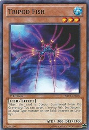 Tripod Fish (ABYR-EN006) - Abyss Rising 1st Edition - Premium Yugioh Single from Konami - Just $0.25! Shop now at Game Crave Tournament Store
