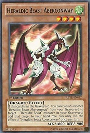 Heraldic Beast Aberconway (ABYR-EN012) - Abyss Rising 1st Edition - Premium Yugioh Single from Konami - Just $0.08! Shop now at Game Crave Tournament Store