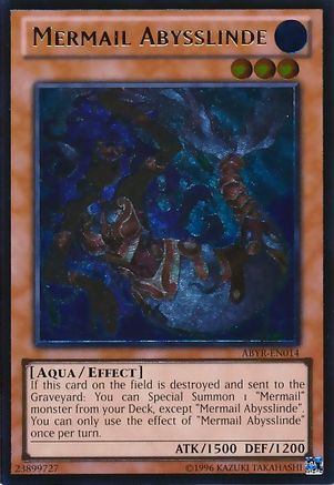 Mermail Abysslinde (UTR) (ABYR-EN014) - Abyss Rising Unlimited - Premium Yugioh Single from Konami - Just $10.64! Shop now at Game Crave Tournament Store