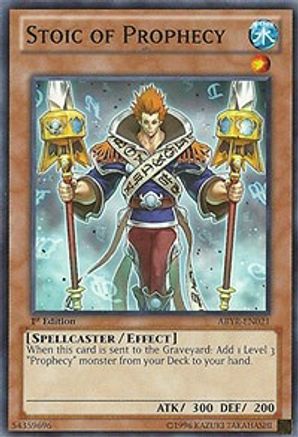 Stoic of Prophecy (ABYR-EN021) - Abyss Rising 1st Edition - Premium Yugioh Single from Konami - Just $0.25! Shop now at Game Crave Tournament Store