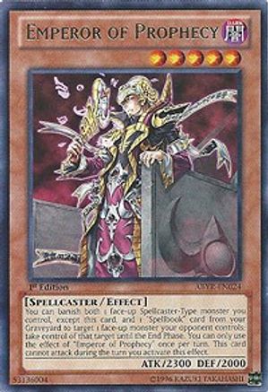 Emperor of Prophecy (ABYR-EN024) - Abyss Rising 1st Edition - Premium Yugioh Single from Konami - Just $0.25! Shop now at Game Crave Tournament Store