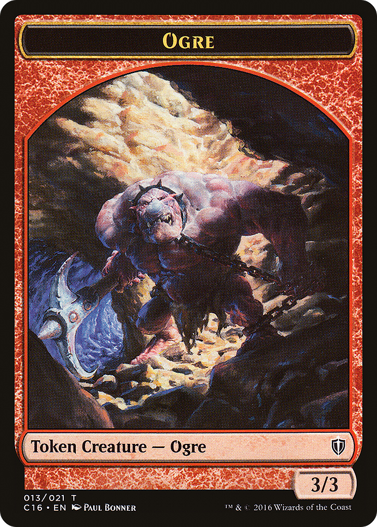 Ogre (TC16-013) - Commander 2016 Tokens - Premium MTG Single from Wizards of the Coast - Just $1.03! Shop now at Game Crave Tournament Store