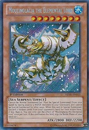 Moulinglacia the Elemental Lord (ABYR-EN035) - Abyss Rising Unlimited - Premium Yugioh Single from Konami - Just $16.46! Shop now at Game Crave Tournament Store