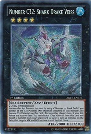 Number C32: Shark Drake Veiss (UTR) (ABYR-EN039) - Abyss Rising Unlimited - Premium Yugioh Single from Konami - Just $4.64! Shop now at Game Crave Tournament Store