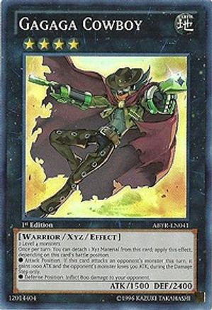 Gagaga Cowboy (ABYR-EN041) - Abyss Rising 1st Edition - Premium Yugioh Single from Konami - Just $4.87! Shop now at Game Crave Tournament Store