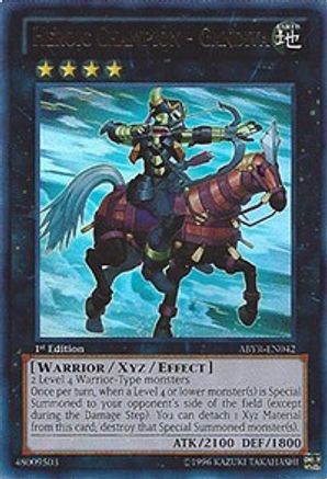 Heroic Champion - Gandiva (ABYR-EN042) - Abyss Rising 1st Edition - Premium Yugioh Single from Konami - Just $0.78! Shop now at Game Crave Tournament Store