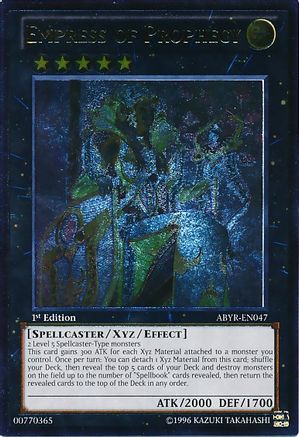 Empress of Prophecy (UTR) (ABYR-EN047) - Abyss Rising 1st Edition - Premium Yugioh Single from Konami - Just $3.39! Shop now at Game Crave Tournament Store
