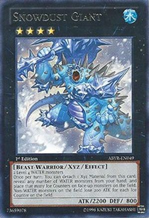 Snowdust Giant (ABYR-EN049) - Abyss Rising 1st Edition - Premium Yugioh Single from Konami - Just $1.62! Shop now at Game Crave Tournament Store