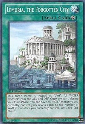 Lemuria, the Forgotten City (ABYR-EN057) - Abyss Rising 1st Edition - Premium Yugioh Single from Konami - Just $0.30! Shop now at Game Crave Tournament Store