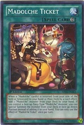 Madolche Ticket (ABYR-EN061) - Abyss Rising 1st Edition - Premium Yugioh Single from Konami - Just $0.82! Shop now at Game Crave Tournament Store