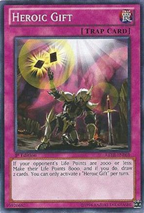 Heroic Gift (ABYR-EN068) - Abyss Rising Unlimited - Premium Yugioh Single from Konami - Just $0.25! Shop now at Game Crave Tournament Store