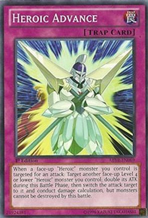 Heroic Advance (ABYR-EN069) - Abyss Rising Unlimited - Premium Yugioh Single from Konami - Just $0.08! Shop now at Game Crave Tournament Store