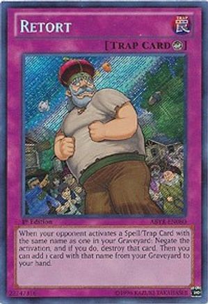 Retort (ABYR-EN080) - Abyss Rising Unlimited - Premium Yugioh Single from Konami - Just $1.12! Shop now at Game Crave Tournament Store