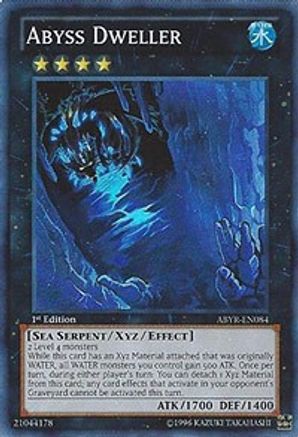 Abyss Dweller (ABYR-EN084) - Abyss Rising 1st Edition - Premium Yugioh Single from Konami - Just $1.05! Shop now at Game Crave Tournament Store