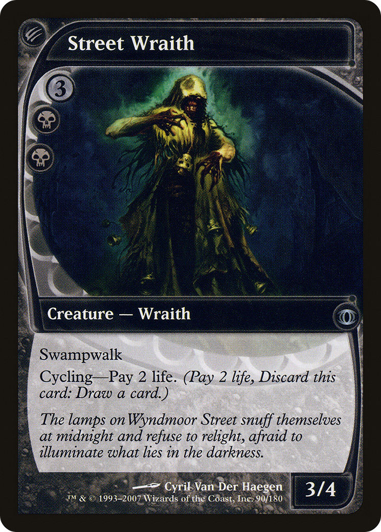Street Wraith (FUT-090) - Future Sight Foil - Premium MTG Single from Wizards of the Coast - Just $34.26! Shop now at Game Crave Tournament Store