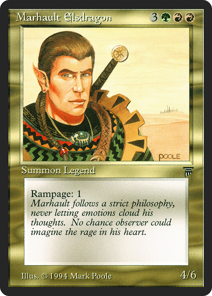 Marhault Elsdragon (LEG-244) - Legends - Premium MTG Single from Wizards of the Coast - Just $0.79! Shop now at Game Crave Tournament Store
