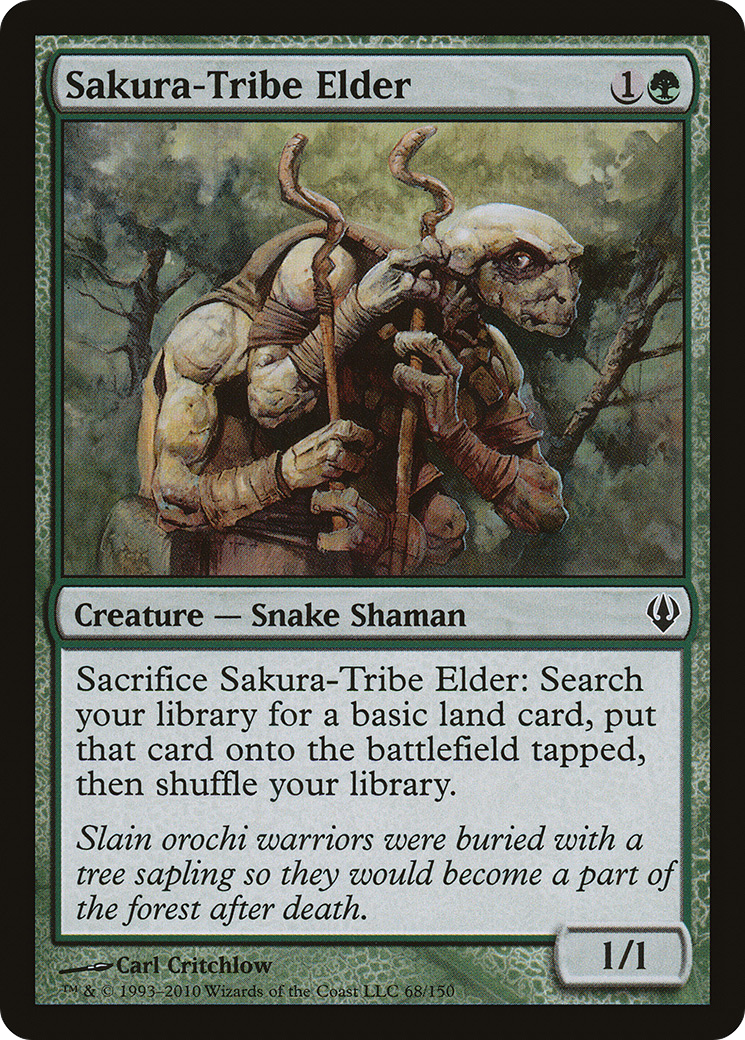 Sakura-Tribe Elder (ARC-068) - Archenemy - Premium MTG Single from Wizards of the Coast - Just $0.26! Shop now at Game Crave Tournament Store