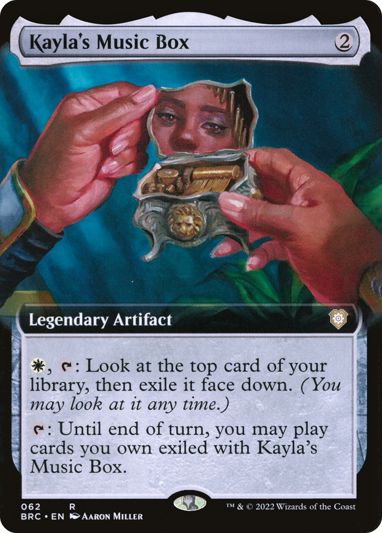 Kayla's Music Box (BRC-062) - The Brothers' War Commander: (Extended Art) - Premium MTG Single from Wizards of the Coast - Just $0.25! Shop now at Game Crave Tournament Store