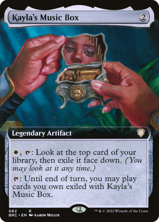 Kayla's Music Box (BRC-062) - The Brothers' War Commander: (Extended Art) - Premium MTG Single from Wizards of the Coast - Just $0.25! Shop now at Game Crave Tournament Store