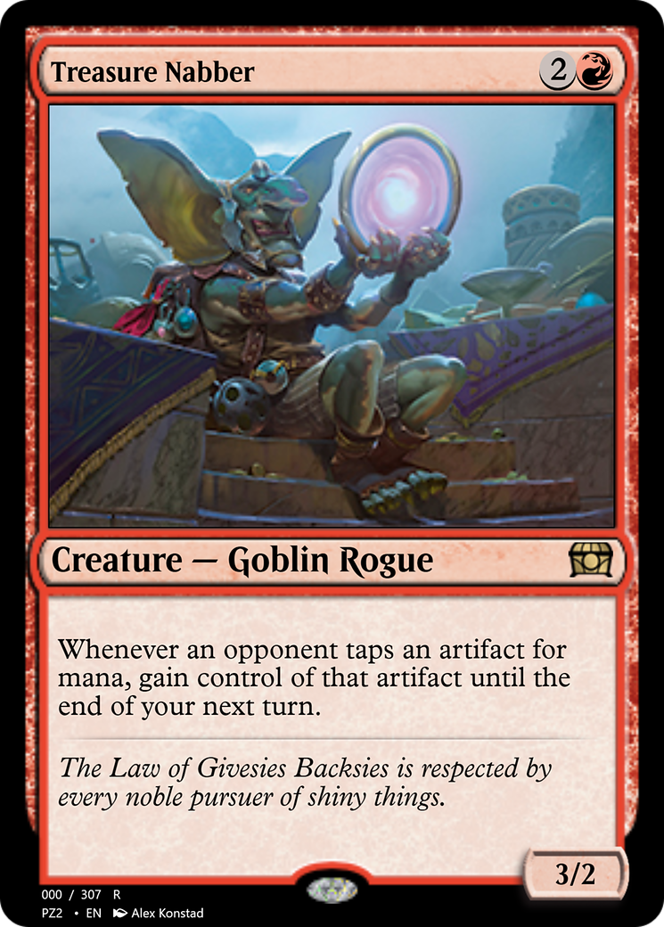 Treasure Nabber (PZ2-70653) - Treasure Chest - Premium MTG Single from Wizards of the Coast - Just $0! Shop now at Game Crave Tournament Store