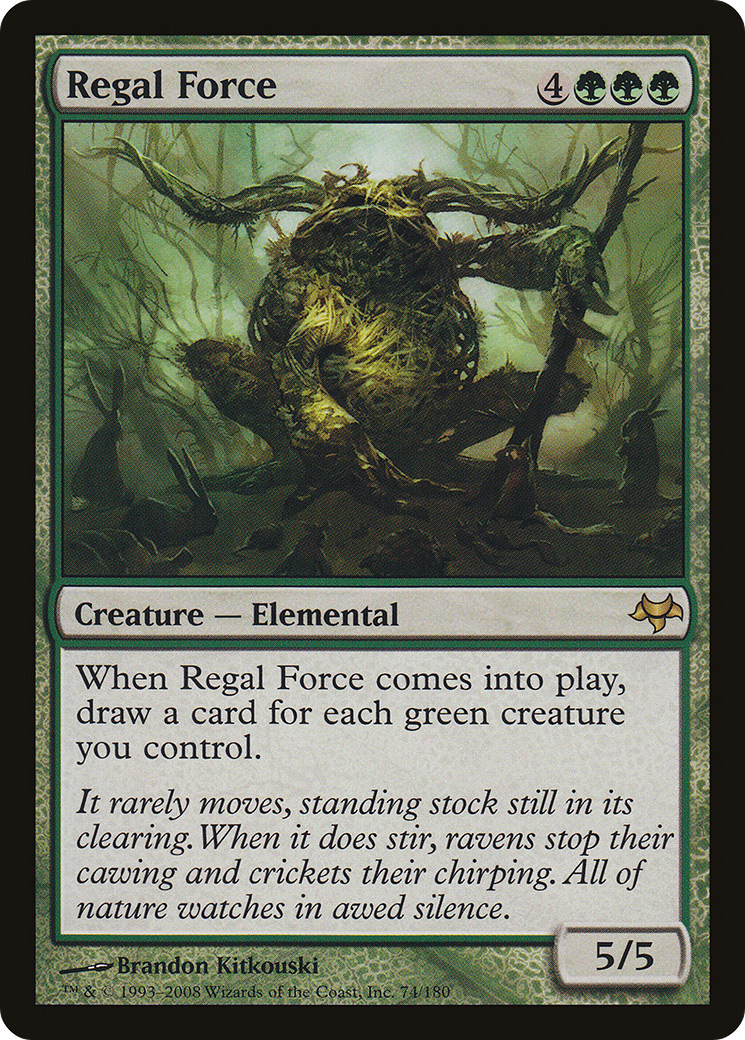 Regal Force (EVE-074) - Eventide - Premium MTG Single from Wizards of the Coast - Just $0.89! Shop now at Game Crave Tournament Store
