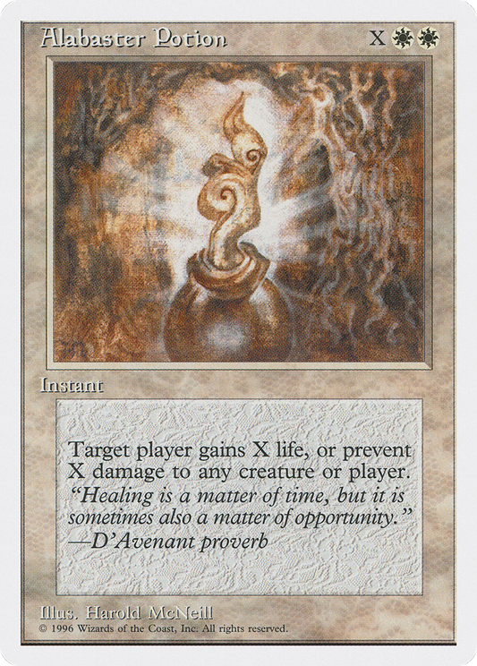 Alabaster Potion (ITP-001) - Introductory Two-Player Set - Premium MTG Single from Wizards of the Coast - Just $0.22! Shop now at Game Crave Tournament Store