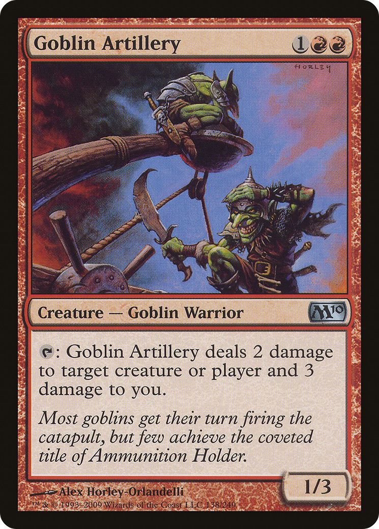 Goblin Artillery (M10-138) - Magic 2010 - Premium MTG Single from Wizards of the Coast - Just $0.08! Shop now at Game Crave Tournament Store