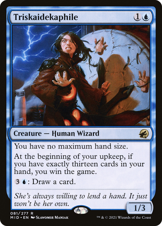 Triskaidekaphile (MID-081) - Innistrad: Midnight Hunt - Premium MTG Single from Wizards of the Coast - Just $0.08! Shop now at Game Crave Tournament Store