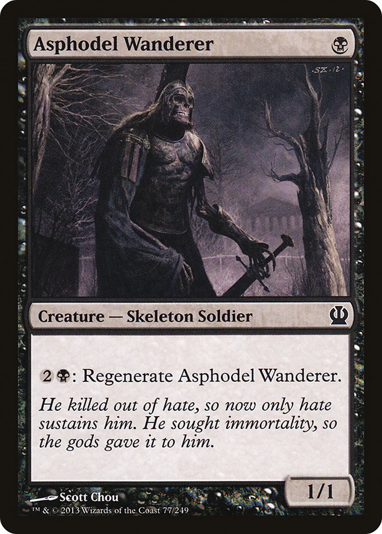 Asphodel Wanderer (THS-077) - Theros - Premium MTG Single from Wizards of the Coast - Just $0.25! Shop now at Game Crave Tournament Store