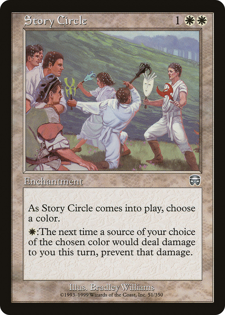 Story Circle (MMQ-051) - Mercadian Masques - Premium MTG Single from Wizards of the Coast - Just $0.09! Shop now at Game Crave Tournament Store