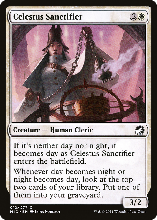 Celestus Sanctifier (MID-012) - Innistrad: Midnight Hunt - Premium MTG Single from Wizards of the Coast - Just $0.08! Shop now at Game Crave Tournament Store
