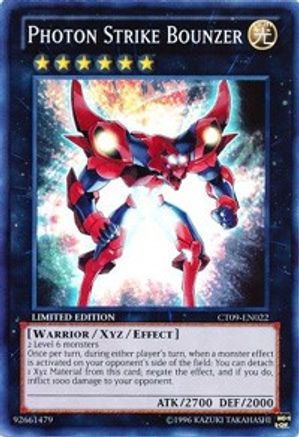Photon Strike Bounzer (CT09-EN022) - 2012 Collectors Tin Limited - Premium Yugioh Single from Konami - Just $0.71! Shop now at Game Crave Tournament Store