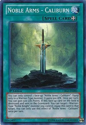 Noble Arms - Caliburn (CBLZ-EN000) - Cosmo Blazer Unlimited - Premium Yugioh Single from Konami - Just $0.25! Shop now at Game Crave Tournament Store