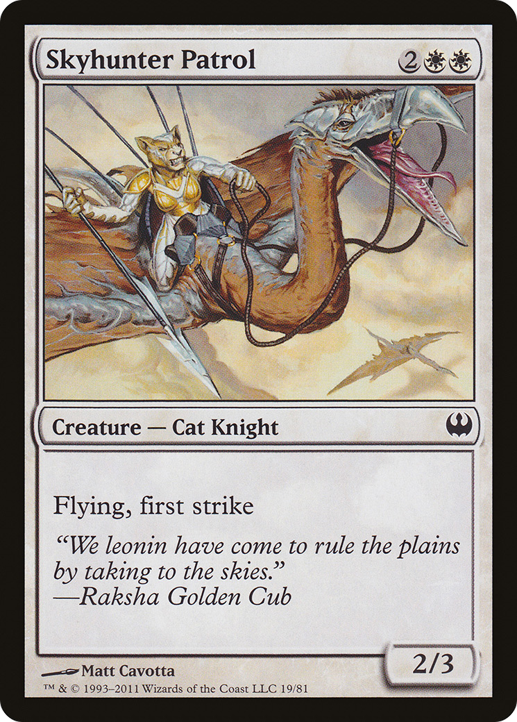 Skyhunter Patrol (DDG-019) - Duel Decks: Knights vs. Dragons - Premium MTG Single from Wizards of the Coast - Just $0.08! Shop now at Game Crave Tournament Store