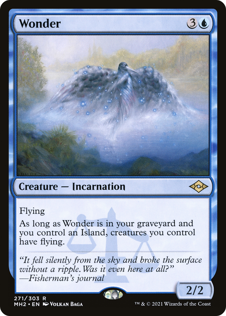 Wonder (MH2-271) - Modern Horizons 2 Foil - Premium MTG Single from Wizards of the Coast - Just $3.56! Shop now at Game Crave Tournament Store