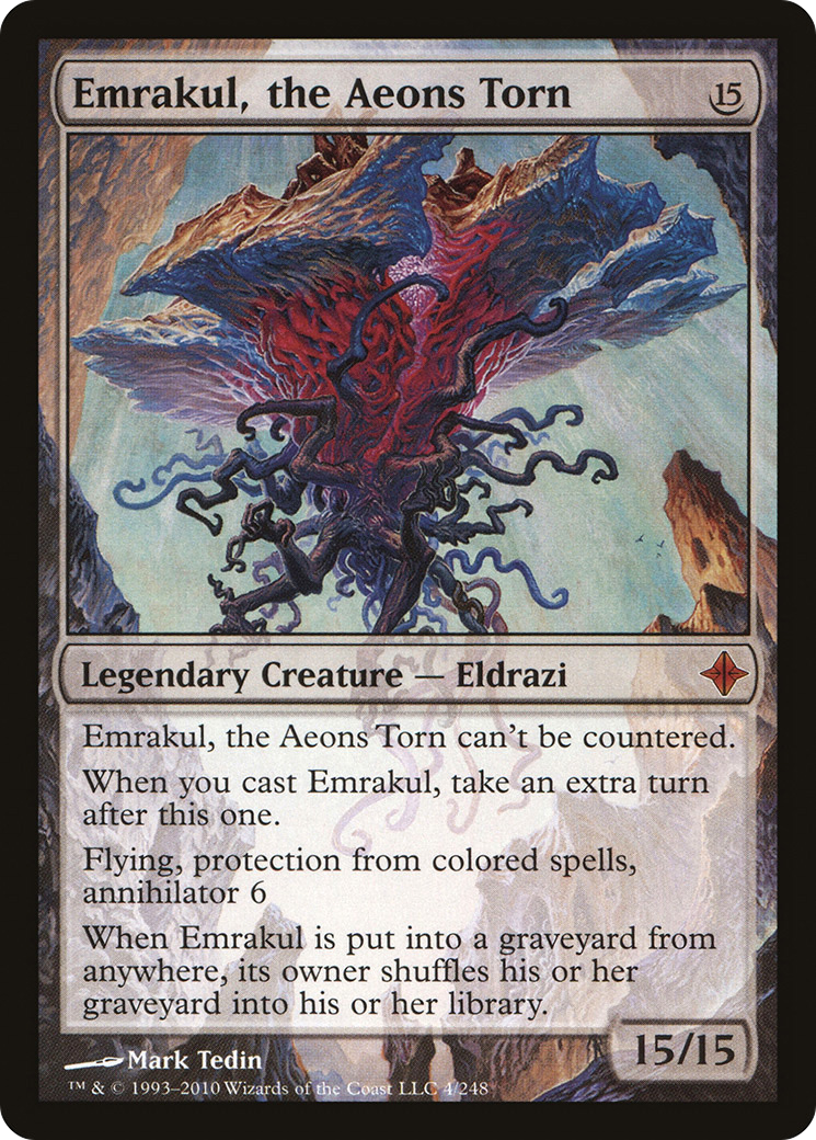 Emrakul, the Aeons Torn (ROE-004) - Rise of the Eldrazi - Premium MTG Single from Wizards of the Coast - Just $7.63! Shop now at Game Crave Tournament Store