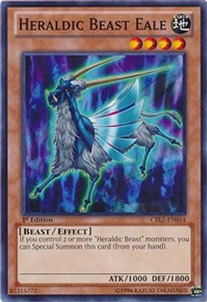 Heraldic Beast Eale (CBLZ-EN014) - Cosmo Blazer Unlimited - Premium Yugioh Single from Konami - Just $0.25! Shop now at Game Crave Tournament Store