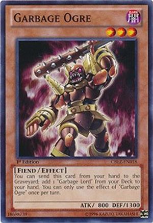 Garbage Ogre (CBLZ-EN018) - Cosmo Blazer 1st Edition - Premium Yugioh Single from Konami - Just $0.25! Shop now at Game Crave Tournament Store