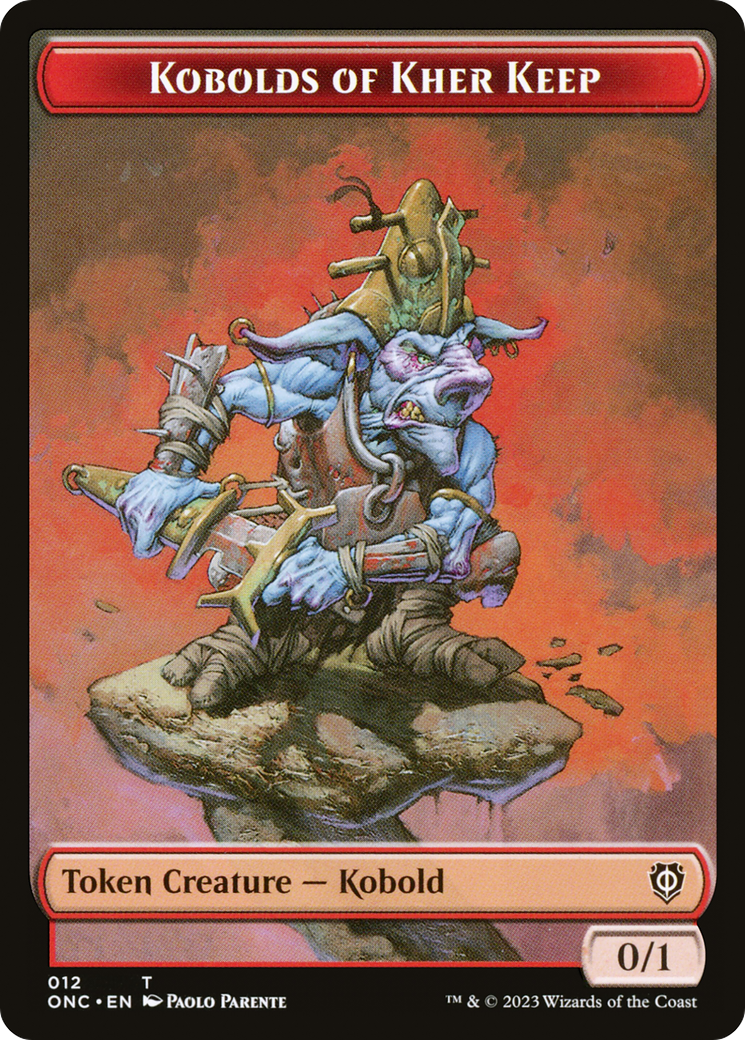 Kobolds of Kher Keep (TONC-012) - Phyrexia: All Will Be One Commander Tokens - Premium MTG Single from Wizards of the Coast - Just $0! Shop now at Game Crave Tournament Store