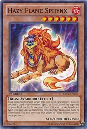 Hazy Flame Sphynx (CBLZ-EN030) - Cosmo Blazer Unlimited - Premium Yugioh Single from Konami - Just $0.25! Shop now at Game Crave Tournament Store