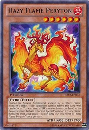 Hazy Flame Peryton (CBLZ-EN031) - Cosmo Blazer Unlimited - Premium Yugioh Single from Konami - Just $0.25! Shop now at Game Crave Tournament Store